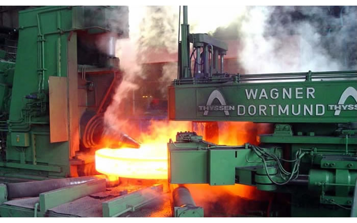 德国瓦格纳Φ5米数控轧环机