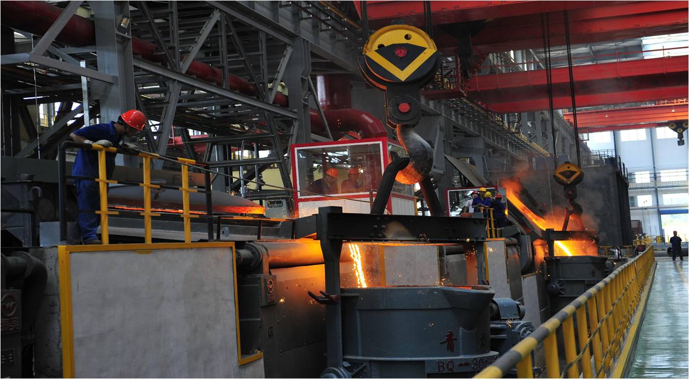 60吨、30吨、12吨中频电炉群